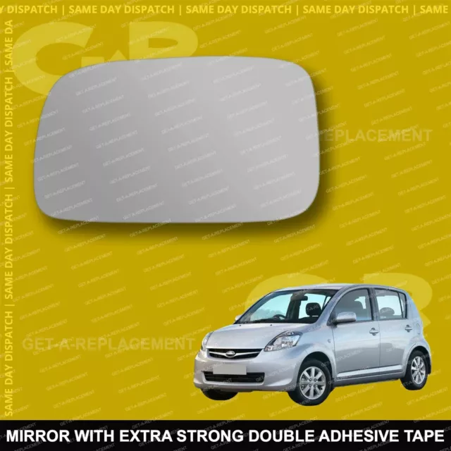 For Subaru Justy wing mirror glass 07-10 Left Passenger side Spherical