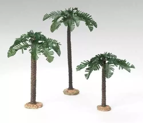 Fontanini by Roman Inc., Palm Tree 3-Piece Set, 5" Collection, Nativity Figure