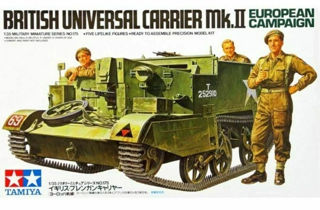 Maquette 1/35 British Universal Carrier Mk.II European Campaign Modeling Tamiya