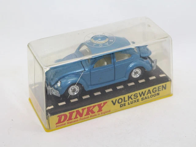 Dinky Toys N°129 Volkswagen De Luxe Saloon, état Neuf En Boîte, échelle 1:43