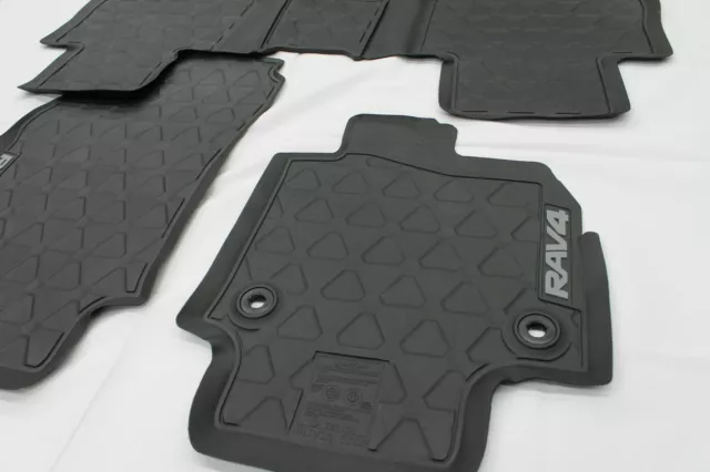 Toyota Rav4 Rubber Floor Mat Set Auto Transmission Only From Jan 2019 Genuine