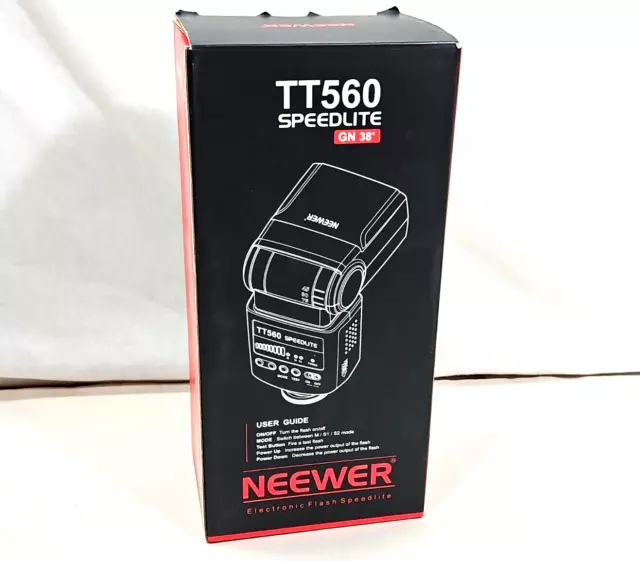 Speedlite Neewer TT560 Flash DSLR Cameras 10003635 Electronic GN38 Manual Adjust