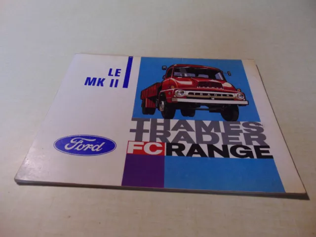 Brochure FORD THAMES TRADER FC MKII Prospectus French Prospekt