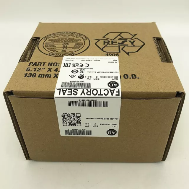 New Allen-Bradley 2080-LC20-20QWB Micro820 20 I/O ENet/IP Controller In Box