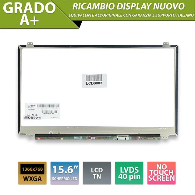 Au Optronics B156XTN04.1 Display LED 15,6 Opaco 30Pol