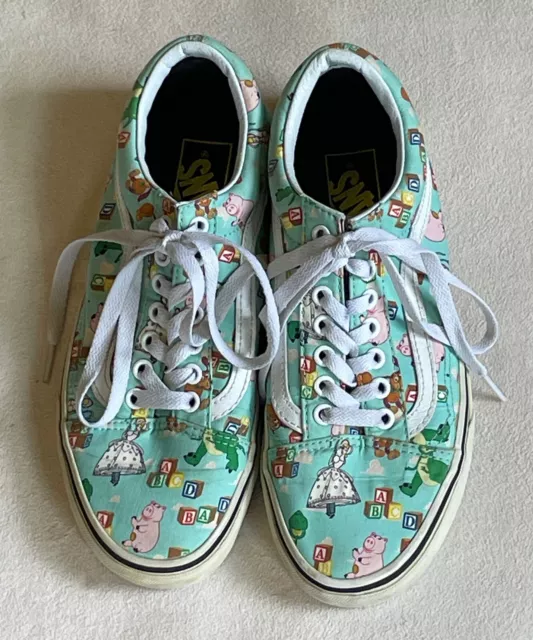 Vans Toy Story Andy's Toys Old Skool Shoes Women's 8 Men's 6.5 Disney Euro 38.5