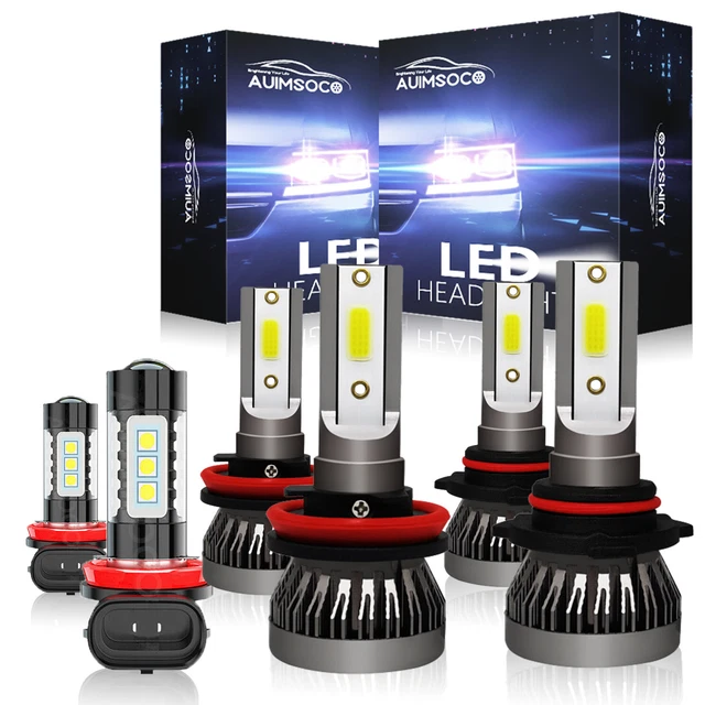 H11 LED Headlight Super Bright Bulbs-Kit ICE Blue 8000K 330000LM High/Low Beam | UK