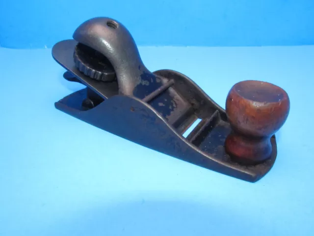 Type 1 One Stanley Rule & Level Co No 103 wood block plane w/ wood front knob