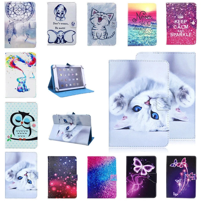 Protective Case Leather Smart Stand Folio Cover Stand For 9.7"- 10.1" Tablet PC