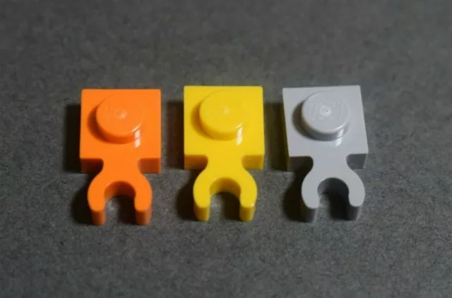 Lego 4085 Plate Modified Vertical Clip 1x1 Select Colour Pack of 20 Brand New