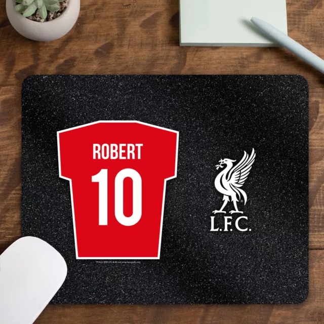Liverpool Mouse Mat Personalised Shirt Name Number Official LFC Mousepad 3