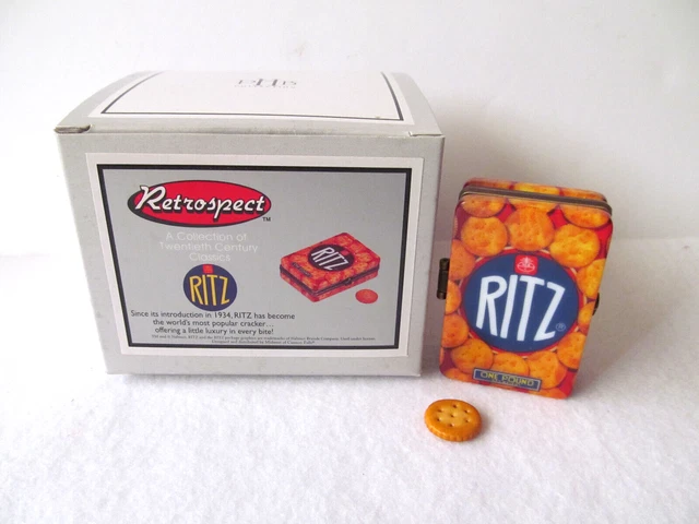 Porcelain Trinket Box Midwest Cannon Falls Nabisco Ritz Cracker w/Trinket PHB