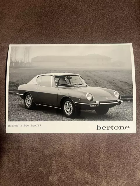 Altes Bild Berlinetta 850 RACER BERTONE Oldtimer sw