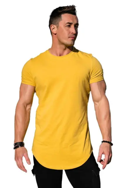 Camiseta De Manga Corta Con Cuello De Pico Para Hombre Moda Ajustada Casual  Lujo