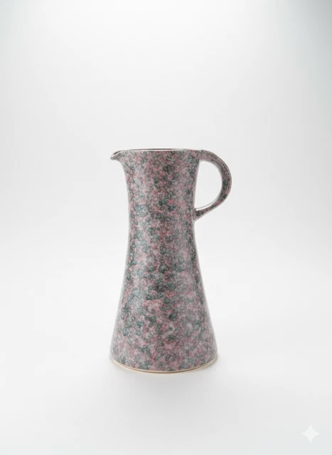 Vase Lenticulaire Virebent Contemporain - Porcelaine Française 28x19cm - Signé