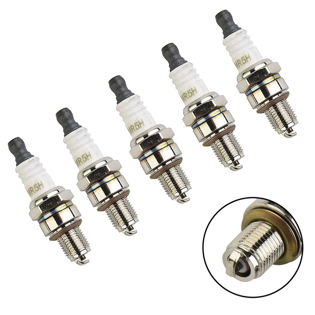 Boîte de 5 bougies d'allumage pour KM130 HL95 FS360C et nombreux autres modèle