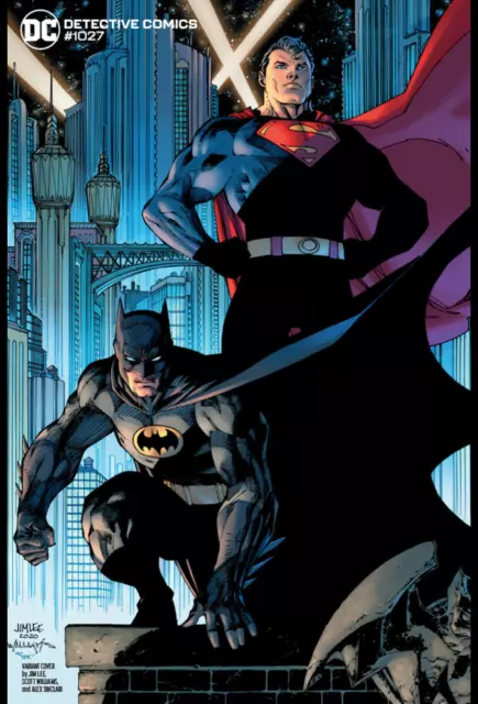 Detective comics #1027 Jim Lee Batman Superman Variant DC 1st Print 2020 NM