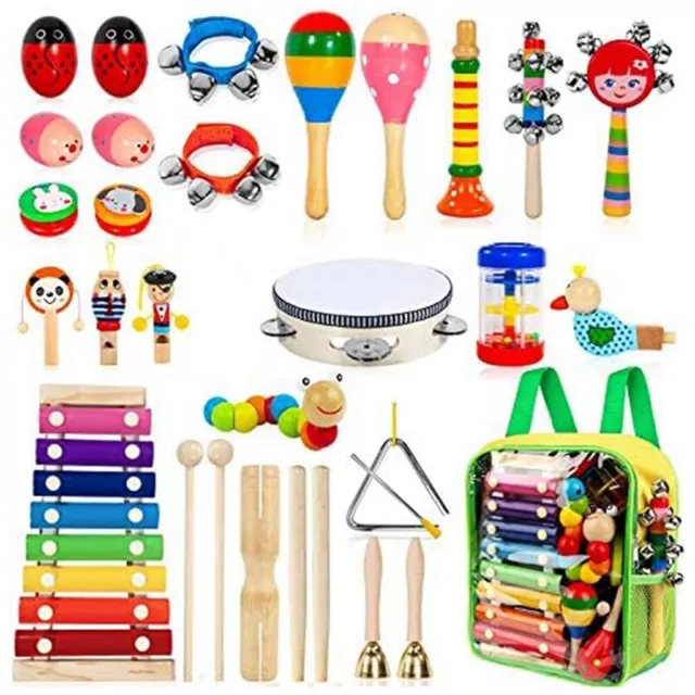 Strumenti Musicali per Bambini, Strumenti un Percussione nel Legno Tamburel4533