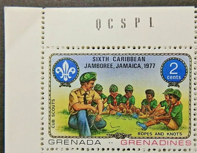 GRENADINES OF GRENADA 1977 SG245 2c. CARIBBEAN SCOUT JAMBOREE, JAMAICA  -  MNH