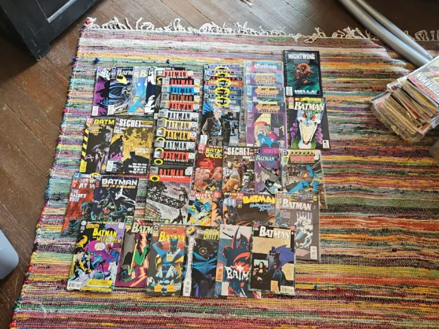 Huge Big Lot Of 44 Batman DC Comics Books Knightquest Annuals Gotham Knights
