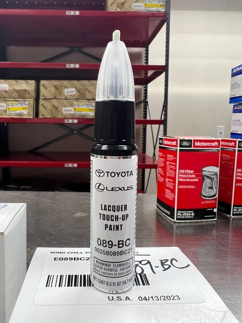 089 Wind Chill Pearl Base Coat Toyota factory touch-up Paint Pen tube Marker OEM