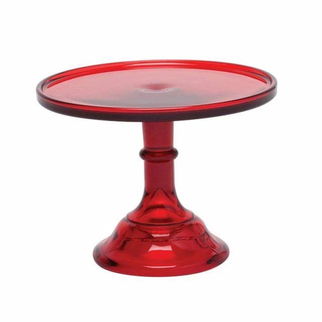 Mosser Glass 10" Cake Plate | Red