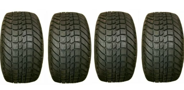 FOUR New Golf Cart 205/50-10 Street & Turf Golf Cart Tires 205 50 10