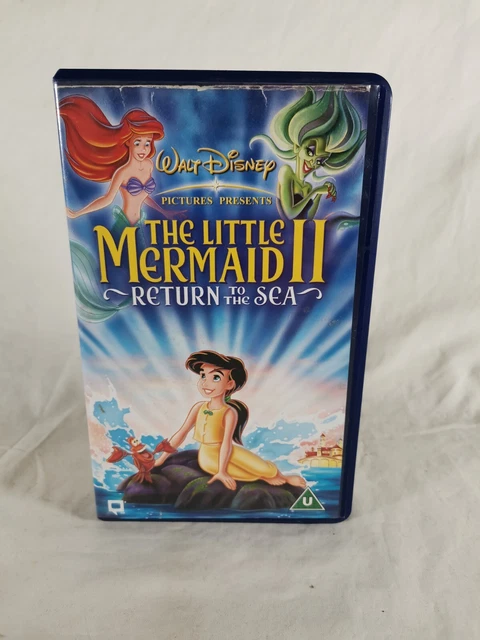 RETRO DISNEY WALT Disney The Little Mermaid 2 Return To The Sea VHS ...