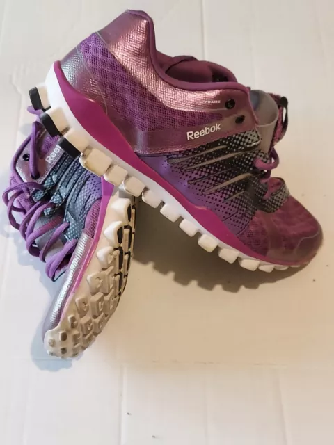 Reebok RealFlex Fusion TR Women’s purple  Running Shoes / Size 9.5 pre-owned