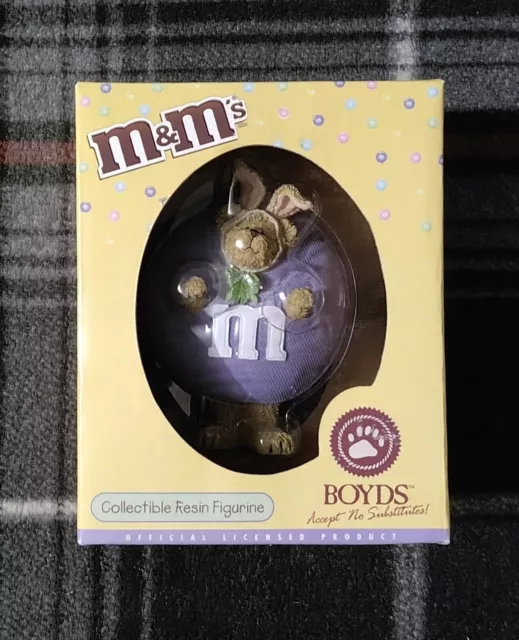 M&M's Boyd's Bears 2005 Bearstone Easter Resin Figurine Collectible LOOK!!!