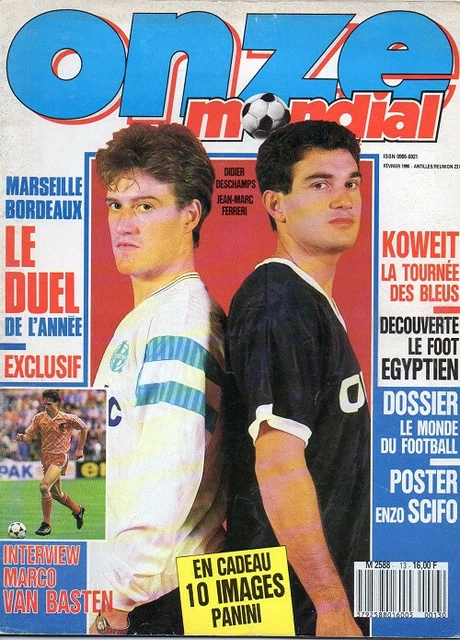 Posteur Enzo Scifo - Belgique - Coupe Du Monde Italie 1990 - Onze Mondial