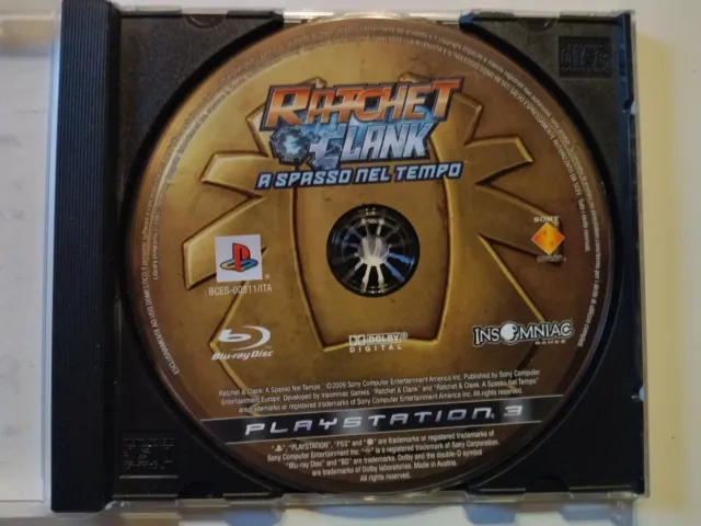 Ratchet E Clank A Spasso Nel Tempo Sony Ps3 Playstation 3 Solo Disco