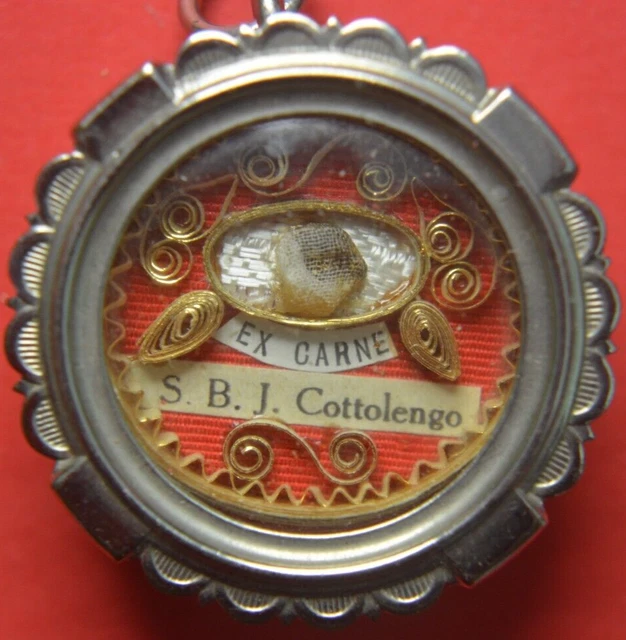 relic reliquary reliquia relicario reliquiario SAN GIUSEPPE BENEDETTO COTTOLENGO