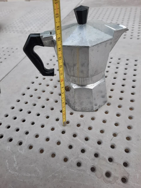 Ancienne Cafetière de 1950 en aluminium marque TOURNUS poignée bakelite vintage - Arts de la table