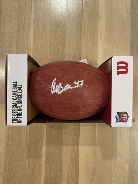$149 Wilson "The Duke" NFL Football Official Game Ball | Autographed Andrew Beck