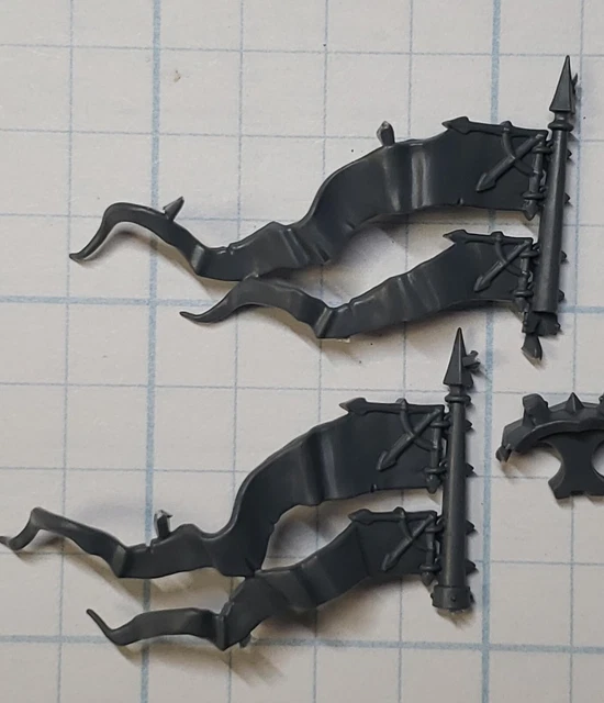 Age of Sigmar Slaves to Darkness Bits Chaos Lord Eternus Profane Back Banners