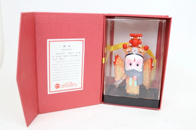 Chinese Peking Opera Handcraft Doll Figurine in Gift Box