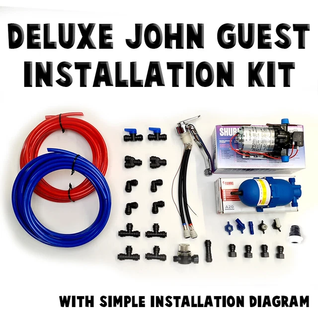 JOHN GUEST DELUXE Plumbing Kit for Campervan/motorhome Sprinter/Transit