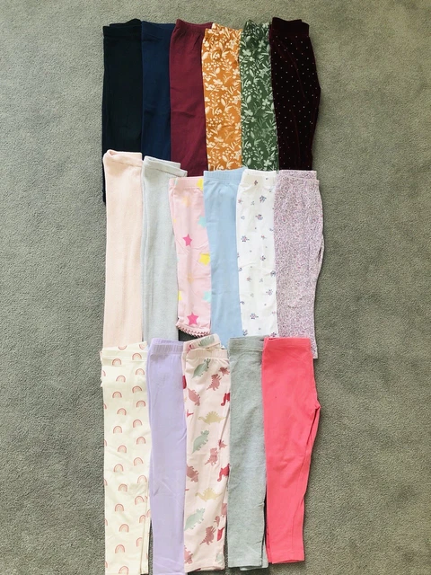 ❤️Enorme pacchetto di leggings per ragazze età 3-4 anni X17 paia❤️ 12