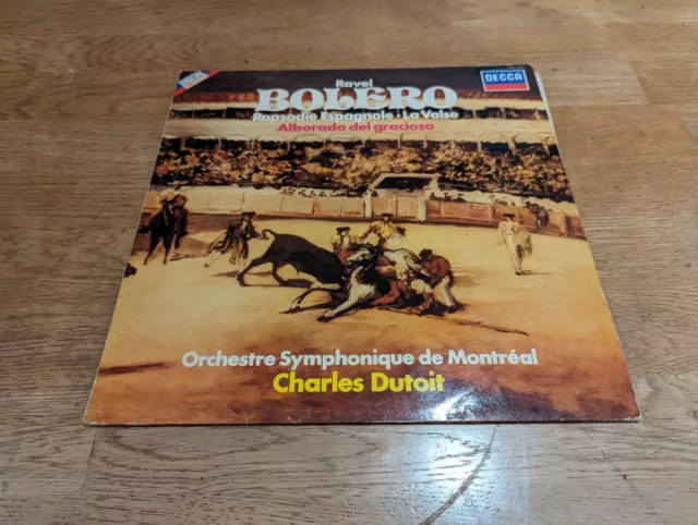 SXDL 7559 - RAVEL - Bolero / Rapsodie Espagnole/La Valse DUTOIT - EX+ LP Record