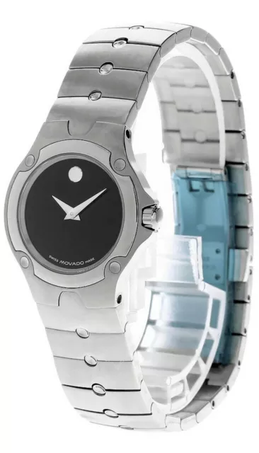 Orologio da donna MOVADO Sport Edition SS Quadrante Museo Nero 0604459