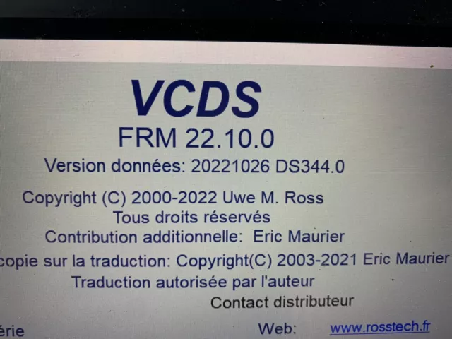 OFFICIEL GENUINE original VCDS vag com unlimited hex-can USB english french 3