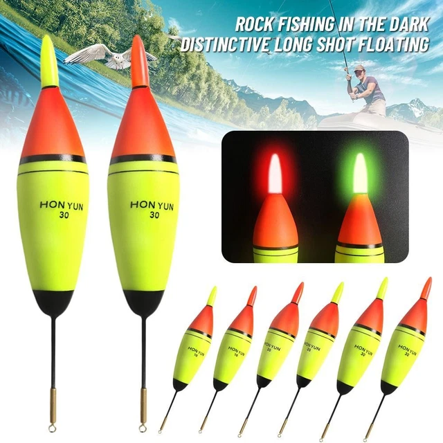Stock Elektronische Plastik Bobber Eva Schaum Angeln Nacht schwimmen Ball Boia
