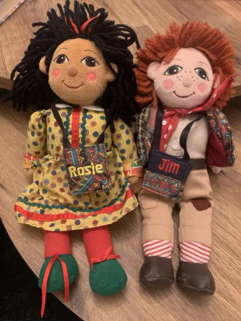 VINTAGE COLLECTORS ROSIE Jim RAG DOLLS 90s TV Characters Large Size 48.00 PicClick UK