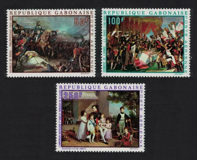 Gabon Napoleon Birth Bicentenary 3v 1969 MNH SG#351-353 MI#330-332 CV£16.40