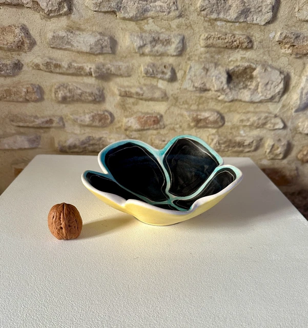 Assiette à Huîtres Céramique N°1 – Marcel Guillot – Vallauris Années 50-70
