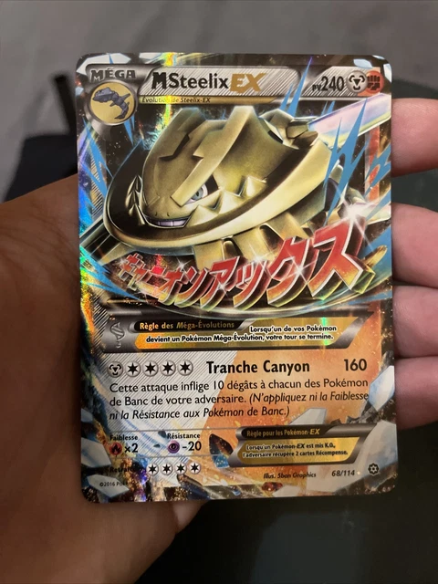 Carte Pokémon M Steelix EX 68/114 FR Neuve