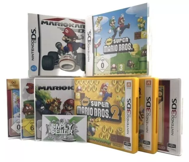 ⚡🎮 Nintendo DS 3DS XL 2DS Super Mario Auswahl Mario Party Kart Maker Bros 🎮⚡