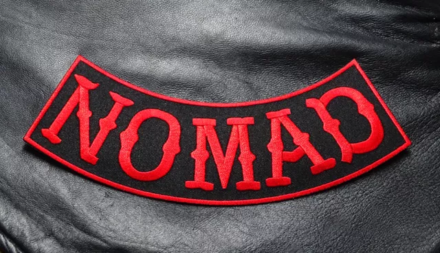 Nomad Sons Outlaw Rocker Jacket Vest 9 Inch Anarchy Mc Red Biker Patch