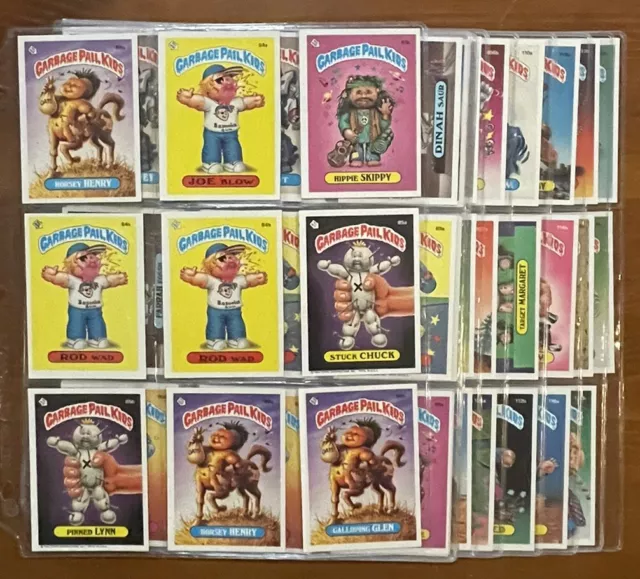 1986 Topps Garbage Pail Kids Original 3rd Series 3 OS Complete Set GPK 90 Cards